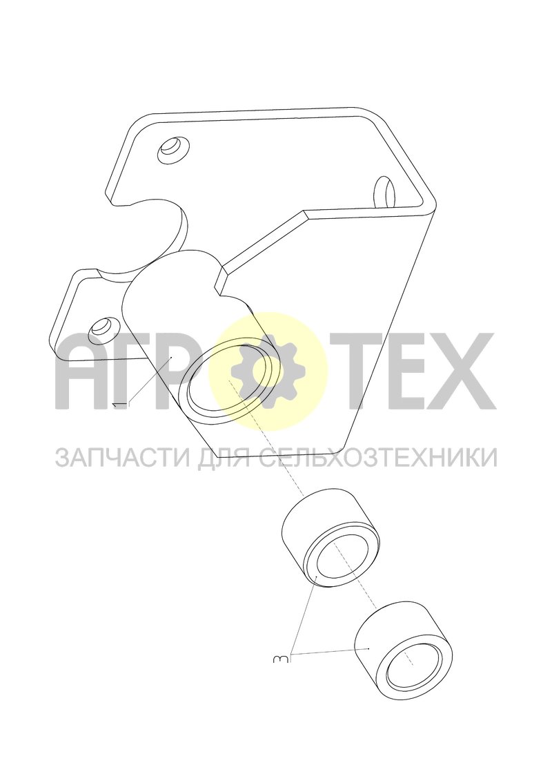 Чертеж Кронштейн (181.03.10.070)